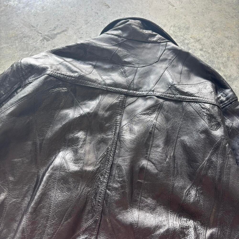 90s Patchwork Leather Jacket - image 5